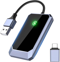 Adaptateur sans fil CarPlay Fuallwin pour iPhone, convertit le filaire en sans fil, compatible avec iPhone 7 et supérieur et iPhone
