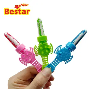 Hand Rotation Lollipop Double Fruit Flavors 3 Colors Hand Sword Candy Toys Spiral Hard Candy Lollipop