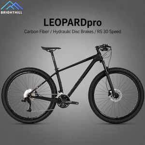 Vélo de montagne en fibre de carbone de qualité supérieure, 30 vitesses, frein à disque hydraulique, hardtail, VTT, OEM, ODM, vente en gros, LEOPARDpro 27,5/29 pouces - Product Image 1