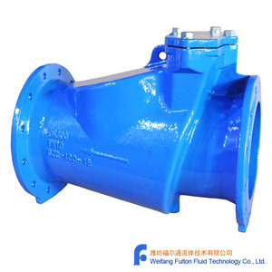 Vanne de retenue <span class=keywords><strong>anti</strong></span>-<span class=keywords><strong>retour</strong></span> en fonte ductile Reto-Stop pour <span class=keywords><strong>eau</strong></span> usée DN300 PN10 EN558 Série 48 F6 - Product Image 1