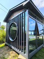 Villa préfabriquée extensible à double aile avec cuisine et salle de bain complètes pour projets de complexes hôteliers à l'étranger
