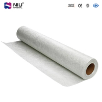 Tapis de fibres de verre hachées Jushi E-Glass chinois de qualité supérieure EMC300 en rouleau pour applications nautiques