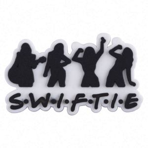 New Arrival <strong>Taylor</strong> Singer <strong>Swift</strong> Clog Shoe Charms PVC Clog Charms Shoe Decoration Charms for Clog - Product Image 2