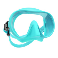 Nouveau design Bon marché Masque de plongée avec tuba en silicone sans cadre Masque de plongée Aqua