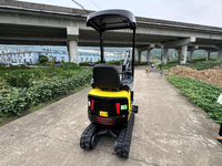 Mini-excavatrice chenillée chinoise Chuangxin 2026 CX12-6 de 1,2 tonne avec moteur EPA Euro 5, livraison gratuite