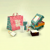 Gâteau de boulangerie personnalisé biodégradable écologique pour biscuits bonbons crêpe restauration rapide boîte de papier cadeau emballage mat