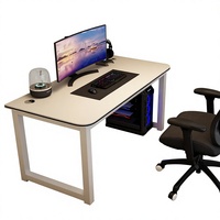 Bureau de jeu pour la maison, bureau d'ordinateur simple pour la chambre, le bureau et l'écriture