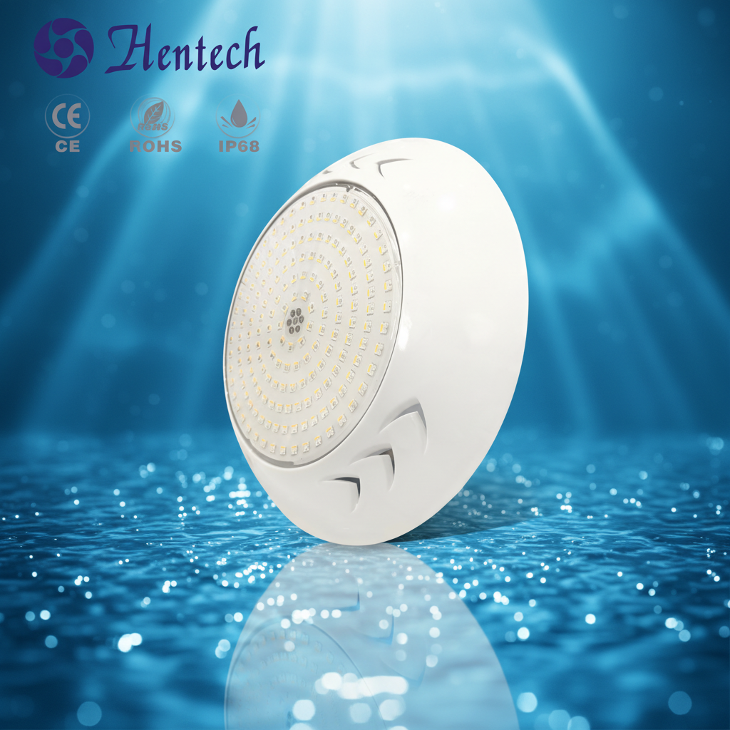 High Brightness LED Underwater Swimming Pool Light IP68 Resin Filled Wall Mounted Pool Light