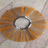Brosse à neige industrielle pour balayeuse, brosse à disque en nylon résistante à l'usure, taille personnalisée Yonghao YH-205, garantie 1 an pour routes enneigées