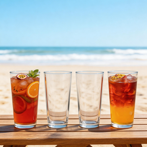 Verres à bière compatibles congélateur et lave-vaisselle, verres à pinte, verres à bière, verres à thé glacé, verres à cola, verres à soda pour boissons froides - Product Image 5