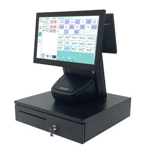 JESEN Tablet PC Stands Mini Desktop Pos Fastfood <span class=keywords><strong>Square</strong></span> Pos Systems Máquina de <span class=keywords><strong>caja</strong></span> <span class=keywords><strong>registradora</strong></span> para pequeñas empresas - Product Image 4