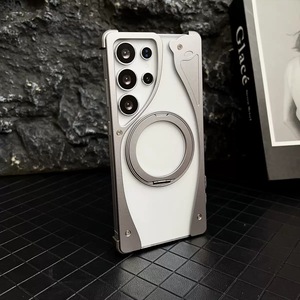 360เคสโทรศัพท์แบบแม่เหล็กทำจากโลหะแบบหมุนได้ + PC สำหรับ <span class=keywords><strong>iPhone</strong></span> 17 16 15 14 <span class=keywords><strong>PRO</strong></span> <span class=keywords><strong>MAX</strong></span> ฝาครอบด้านหลังแบบใส PC - Product Image 2