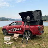 Tente de toit de voiture pour le camping en plein air, installation rapide, 3 personnes, tissu imperméable, léger, tente de toit de voiture imperméable