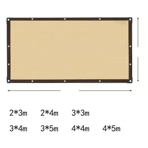 Filet de protection solaire beige HDPE Protection UV Tissu de protection solaire de haute qualité Couverture solaire pour <span class=keywords><strong>plantes</strong></span> - Product Image 2