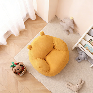 Sillón Infantil Coreano para Rincón de Lectura, Pequeño Taburete para Guardería, Diseño de Oso Adorable, Puff para Niños - Product Image 6