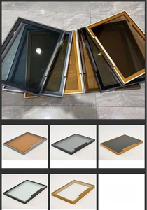 Porta Scorrevole in Vetro con Telaio in Alluminio Serie 6000, Servizio di Taglio e Piegatura Profili Metallici per Arredamento Cucina - Product Image 2