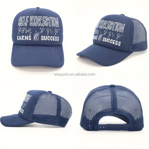 Gorra Trucker Mexicana Personalizada con Bordado OEM, Gorra de Béisbol con Cierre a Presión, 5 Paneles, Estampado de Cuerda, Espuma, Verde Oliva - Product Image 3