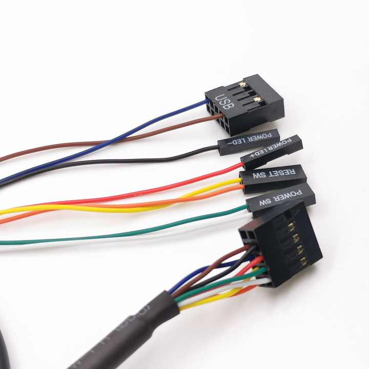 50 Ensembles Connecteurs Dupont 2,54mm - 2 Broches Femelle | Câblage Électronique | Boîte De Rangement