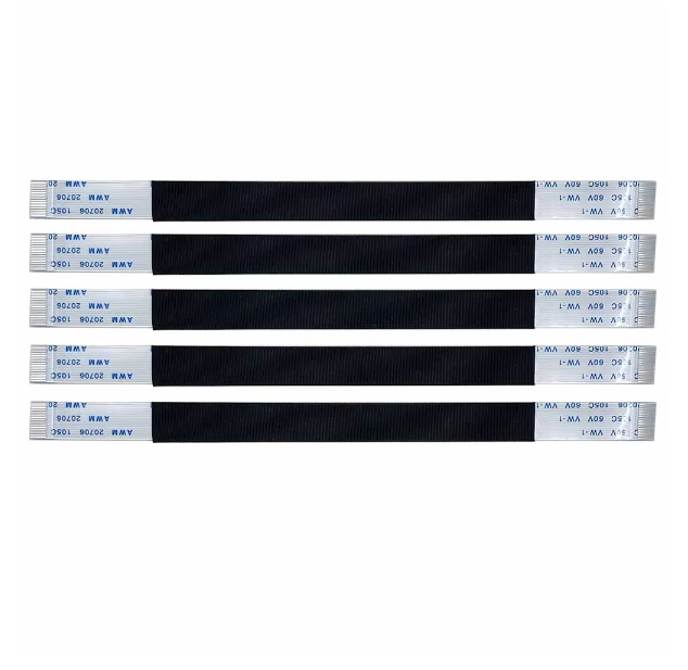 Wavelink FFC OEM/ODM 0.5mm/1mm 4Pin-60Pin 60mm-400mm Length A/B Flat LVDS Jumper Cable for Automobile
