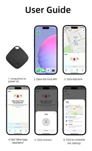 Pour <span class=keywords><strong>iPhone</strong></span> IOS Itag Smart Anti Lost Alarm Wallet Keyfinder Smart Tag Gps PET <span class=keywords><strong>Tracker</strong></span> Find My Smart Tag pour personnes âgées - Product Image 3