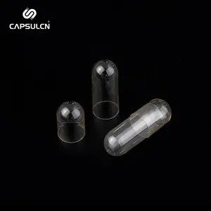 CapsulCN HPMC Pure Transparent Hard Empty Capsules HPMC Capsule Color Can Be Customized Printed Used for Automatic Machine