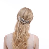 Accessoires de cheveux de mariée de luxe casque coiffure de mariage Zircon peigne à cheveux coiffes