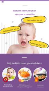 Fórmula <span class=keywords><strong>Infantil</strong></span> Sin Proteínas, Apta para Niños con Alergias a las Proteínas, Múltiples Nutrientes, en Sobres de 1g, 30 Sobres por Caja - Product Image 3