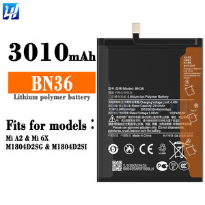Batterie de téléphone portable OEM d'origine 3010mAh <span class=keywords><strong>BN36</strong></span> pour <span class=keywords><strong>Xiaomi</strong></span> Mi 6X Mi6X - Product Image 3