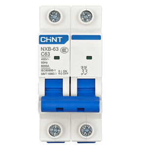 Chint mcb NXB-63 ac dc סוג 1p 2p 3p 4 a 10a 16a 20מגבר 25a 32a - Product Image 2