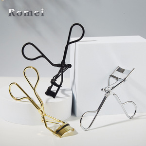 Recourbe-cils portable mini en métal <span class=keywords><strong>ROMEI</strong></span>, outil de beauté et de maquillage, fonctionnalités électriques d'amélioration thermique, matériau en acier inoxydable - Product Image 1