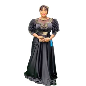 Đầm dạ hội cao eo kiểu Âu Mỹ dành cho nữ, thiết kế mới, ngoại nhập, <span class=keywords><strong>size</strong></span> lớn, thời trang, tay ren, dự tiệc - Product Image 5