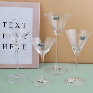 Vintage Crystal Martini Glasses 8 oz, sin plomo, perfecto para beber Martini, Margarita, cristalería para el hogar - Product Image 2
