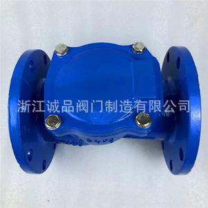 Válvula de Retención de Bola con Brida HQ41X-10 16, Válvula de Retención de Bola de Hierro Dúctil para Aceite, Agua, Gas, Reducción de Presión Neumática, Tipo Mariposa - Product Image 3