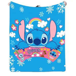 Stitch in chăn kỹ thuật số in chăn chăn gia dụng thoải mái