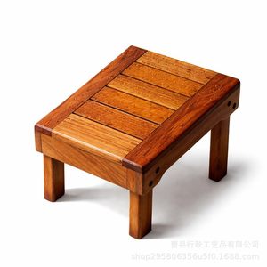 Tabouret de douche en bois Xingqiu avec rangement pour cosmétiques et produits de nettoyage - Product Image 5