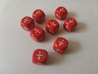 Dés en bois gravés au laser personnalisés de 10 mm, 12 mm, 16 mm, dés carrés pour jeux de rôle, dés personnalisés avec lettres de l'alphabet anglais