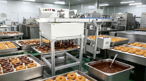 Machine à enrober le chocolat à prix d'usine / Machine à enrober les surfaces des aliments et des snacks au chocolat - Product Image 4