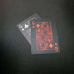 Logotipo personalizado a prueba de agua para Casino <span class=keywords><strong>Poker</strong></span> Naipes Tarjetas de plástico para eventos <span class=keywords><strong>VIP</strong></span> con embalaje personalizado - Product Image 4