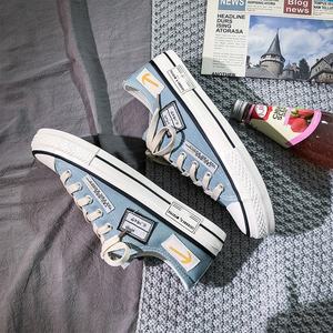 Zapatos casuales de lona para hombre, modelo nuevo de verano, transpirables, estilo coreano, modernos, versátiles y deportivos. - Product Image 3