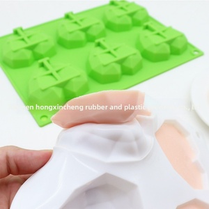 2024 Heart-Shaped DIY Chocolate French Mousse 6/8-Cavity Silicone Pudding Cake Mold Creative <b>Baking</b> Mold Oven Safe - Product Image 2
