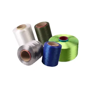100% Polyester Yarn High Tenacity Filament Yarn 210D 420D 840D For Fishing Line AA Grade