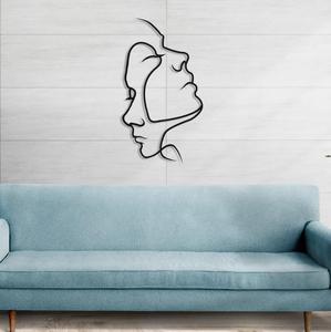 Linea minimalista 2 facce metallo <span class=keywords><strong>arte</strong></span> minimalista decorazione geometrica della parete decorazione d'interni arazzi casa Wall Art - Product Image 3