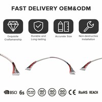 Harness Kabel FFC LVDS 50-Pin dan Pin Pogo Magnetik Profesional untuk Kontrol Motor dan Sistem Tampilan Industri