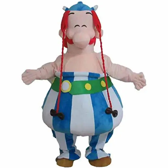 Kostum Maskot Astelix Obelix Kustom Pabrik Karnaval Halloween Grosir Cina