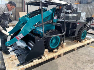 Retroexcavadora azul, cargadora de ruedas, cargadora de ruedas, retroexcavadora 4x4 con EPA/CE a la venta - Product Image 5