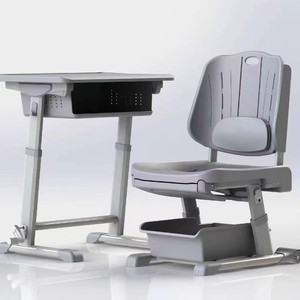 School Desk And <b>Chair</b> Set Height Adjustable Modern Design For Students <b>Study</b> Furniture - Product Image 1