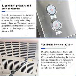 Máquina Manual para Hacer Hielo Seco en Escala Comercial, Mini Fabricante de Cubos de Hielo Seco, Máquina de Briquetas - Product Image 5