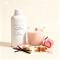 Huile parfumée pour bougie gourmande à la rose, vente en gros, directement de l'usine, parfum longue durée, pour la fabrication de bougies en cire de soja