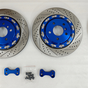 BMW F10 FZ35 için FREN DİSKİ 370*22mm yüzer merkezi çan anodize mavi - Product Image 3