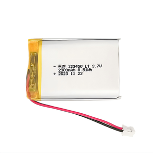 Grosir Baterai Li-Polymer Isi Ulang HZ Custom 123450 3.7V 2300mAh OEM - Product Image 1